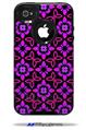 Pink Floral - Decal Style Vinyl Skin fits Otterbox Commuter iPhone4/4s Case (CASE SOLD SEPARATELY)