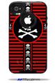 Skull Cross - Decal Style Vinyl Skin fits Otterbox Commuter iPhone4/4s Case (CASE SOLD SEPARATELY)