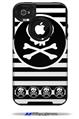 Skull Patch - Decal Style Vinyl Skin fits Otterbox Commuter iPhone4/4s Case (CASE SOLD SEPARATELY)
