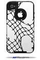 Ripped Fishnets - Decal Style Vinyl Skin fits Otterbox Commuter iPhone4/4s Case (CASE SOLD SEPARATELY)