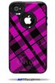 Pink Plaid - Decal Style Vinyl Skin fits Otterbox Commuter iPhone4/4s Case (CASE SOLD SEPARATELY)