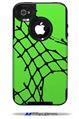Ripped Fishnets Green - Decal Style Vinyl Skin fits Otterbox Commuter iPhone4/4s Case (CASE SOLD SEPARATELY)