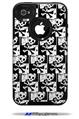 Skull Checker - Decal Style Vinyl Skin fits Otterbox Commuter iPhone4/4s Case (CASE SOLD SEPARATELY)
