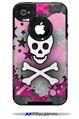 Princess Skull Heart - Decal Style Vinyl Skin fits Otterbox Commuter iPhone4/4s Case (CASE SOLD SEPARATELY)