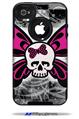 Skull Butterfly - Decal Style Vinyl Skin fits Otterbox Commuter iPhone4/4s Case (CASE SOLD SEPARATELY)