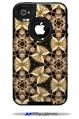 Leave Pattern 1 Brown - Decal Style Vinyl Skin fits Otterbox Commuter iPhone4/4s Case (CASE SOLD SEPARATELY)