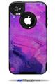 Painting Purple Splash - Decal Style Vinyl Skin fits Otterbox Commuter iPhone4/4s Case (CASE SOLD SEPARATELY)