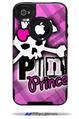 Punk Princess - Decal Style Vinyl Skin fits Otterbox Commuter iPhone4/4s Case (CASE SOLD SEPARATELY)