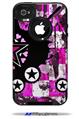 Pink Star Splatter - Decal Style Vinyl Skin fits Otterbox Commuter iPhone4/4s Case (CASE SOLD SEPARATELY)