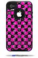 Skull and Crossbones Checkerboard - Decal Style Vinyl Skin fits Otterbox Commuter iPhone4/4s Case (CASE SOLD SEPARATELY)