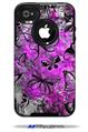 Butterfly Graffiti - Decal Style Vinyl Skin fits Otterbox Commuter iPhone4/4s Case (CASE SOLD SEPARATELY)