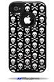 Skull and Crossbones Pattern - Decal Style Vinyl Skin fits Otterbox Commuter iPhone4/4s Case (CASE SOLD SEPARATELY)