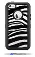 Zebra - Decal Style Vinyl Skin fits Otterbox Defender iPhone 5C Case (CASE SOLD SEPARATELY)