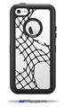 Ripped Fishnets - Decal Style Vinyl Skin fits Otterbox Defender iPhone 5C Case (CASE SOLD SEPARATELY)