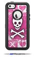 Princess Skull - Decal Style Vinyl Skin fits Otterbox Defender iPhone 5C Case (CASE SOLD SEPARATELY)