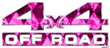Pink Diamond - 4x4 Decal Bolted 13x5.5 (2 Decal Set)