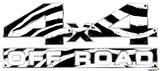 Zebra - 4x4 Decal Bolted 13x5.5 (2 Decal Set)