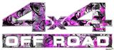 Butterfly Graffiti - 4x4 Decal Bolted 13x5.5 (2 Decal Set)