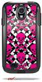 Pink Skulls and Stars - Decal Style Vinyl Skin fits Otterbox Commuter Case for Samsung Galaxy S4 (CASE SOLD SEPARATELY)