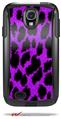 Purple Leopard - Decal Style Vinyl Skin fits Otterbox Commuter Case for Samsung Galaxy S4 (CASE SOLD SEPARATELY)