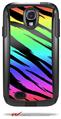 Tiger Rainbow - Decal Style Vinyl Skin fits Otterbox Commuter Case for Samsung Galaxy S4 (CASE SOLD SEPARATELY)