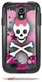Princess Skull Heart - Decal Style Vinyl Skin fits Otterbox Commuter Case for Samsung Galaxy S4 (CASE SOLD SEPARATELY)