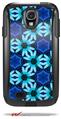 Daisies Blue - Decal Style Vinyl Skin fits Otterbox Commuter Case for Samsung Galaxy S4 (CASE SOLD SEPARATELY)