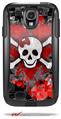 Emo Skull Bones - Decal Style Vinyl Skin fits Otterbox Commuter Case for Samsung Galaxy S4 (CASE SOLD SEPARATELY)