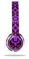 Skin Decal Wrap compatible with Beats Solo 2 WIRED Headphones Pink Floral (HEADPHONES NOT INCLUDED)