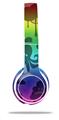 Skin Decal Wrap compatible with Beats Solo 2 WIRED Headphones Cute Rainbow Monsters (HEADPHONES NOT INCLUDED)