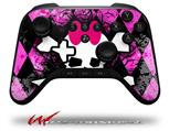 Pink Diamond Skull - Decal Style Skin fits original Amazon Fire TV Gaming Controller