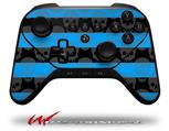 Skull Stripes Blue - Decal Style Skin fits original Amazon Fire TV Gaming Controller