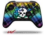 Rainbow Plaid Skull - Decal Style Skin fits original Amazon Fire TV Gaming Controller