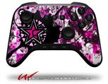 Pink Star Splatter - Decal Style Skin fits original Amazon Fire TV Gaming Controller
