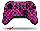 Pink Checkerboard Sketches - Decal Style Skin fits original Amazon Fire TV Gaming Controller
