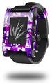 Purple Checker Graffiti - Decal Style Skin fits original Pebble Smart Watch (WATCH SOLD SEPARATELY)
