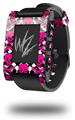 Pink Skulls and Stars - Decal Style Skin fits original Pebble Smart Watch (WATCH SOLD SEPARATELY)