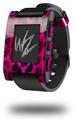 Pink Distressed Leopard - Decal Style Skin fits original Pebble Smart Watch (WATCH SOLD SEPARATELY)