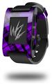 Purple Plaid - Decal Style Skin fits original Pebble Smart Watch (WATCH SOLD SEPARATELY)