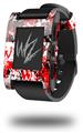 Red Graffiti - Decal Style Skin fits original Pebble Smart Watch (WATCH SOLD SEPARATELY)