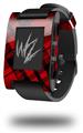 Red Plaid - Decal Style Skin fits original Pebble Smart Watch (WATCH SOLD SEPARATELY)