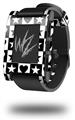 Hearts And Stars Black and White - Decal Style Skin fits original Pebble Smart Watch (WATCH SOLD SEPARATELY)