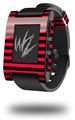 Stripes Red - Decal Style Skin fits original Pebble Smart Watch (WATCH SOLD SEPARATELY)