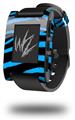 Zebra Blue - Decal Style Skin fits original Pebble Smart Watch (WATCH SOLD SEPARATELY)