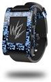 Skull Checker Blue - Decal Style Skin fits original Pebble Smart Watch (WATCH SOLD SEPARATELY)