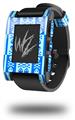 Skull And Crossbones Pattern Blue - Decal Style Skin fits original Pebble Smart Watch (WATCH SOLD SEPARATELY)