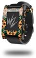Floral Pattern Orange - Decal Style Skin fits original Pebble Smart Watch (WATCH SOLD SEPARATELY)