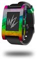 Rainbow Butterflies - Decal Style Skin fits original Pebble Smart Watch (WATCH SOLD SEPARATELY)