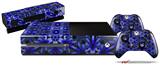 Daisy Blue - Holiday Bundle Decal Style Skin fits XBOX One Console Original, Kinect and 2 Controllers (XBOX SYSTEM NOT INCLUDED)