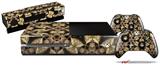 Leave Pattern 1 Brown - Holiday Bundle Decal Style Skin fits XBOX One Console Original, Kinect and 2 Controllers (XBOX SYSTEM NOT INCLUDED)